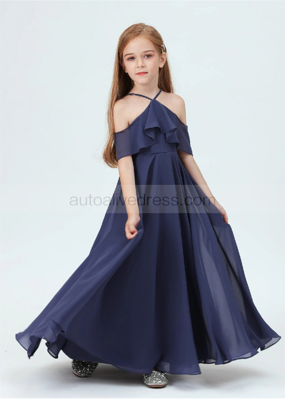 Unusual Chiffon Airy Junior Bridesmaid Dress